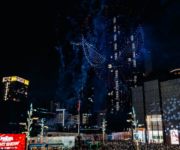 Spider-Man Swings Into The KL Sky In A Spectacular Drone & Firework Show