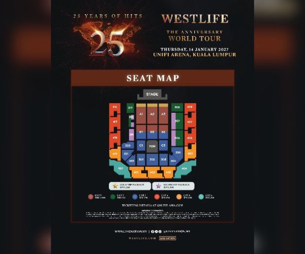 Westlife Is Coming Back To KL — 14 January 2027